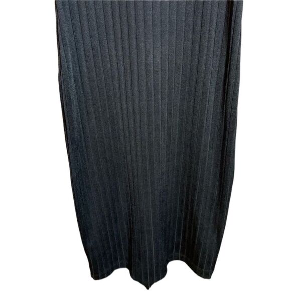 American Apparel black ribbed halter midi dress. Size xs. - Picture 4 of 6